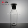 Jarra de vidrio de agua de agua de borosilicato resistente al calor de ATO